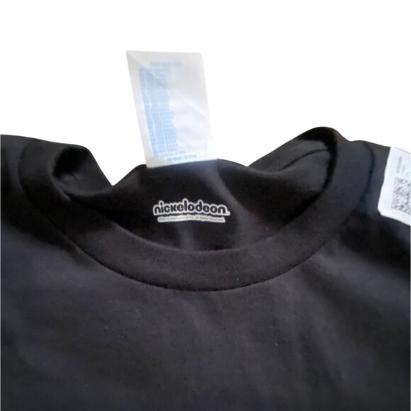 Nickelodeon SpongeBob SquarePants Short Sleeve Youth T-Shirt-Black-M-NWT - Picture 4 of 5
